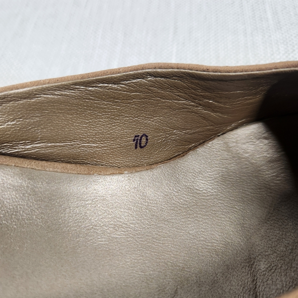 Salpy Size 10 Tan Leather Mules Boho Handmade - Picture 12 of 14